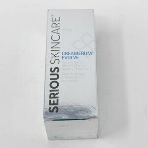 Serious Skin Care PUMP Creamerum Evolve Serum Cream Face Treatment  1 oz  NEW.